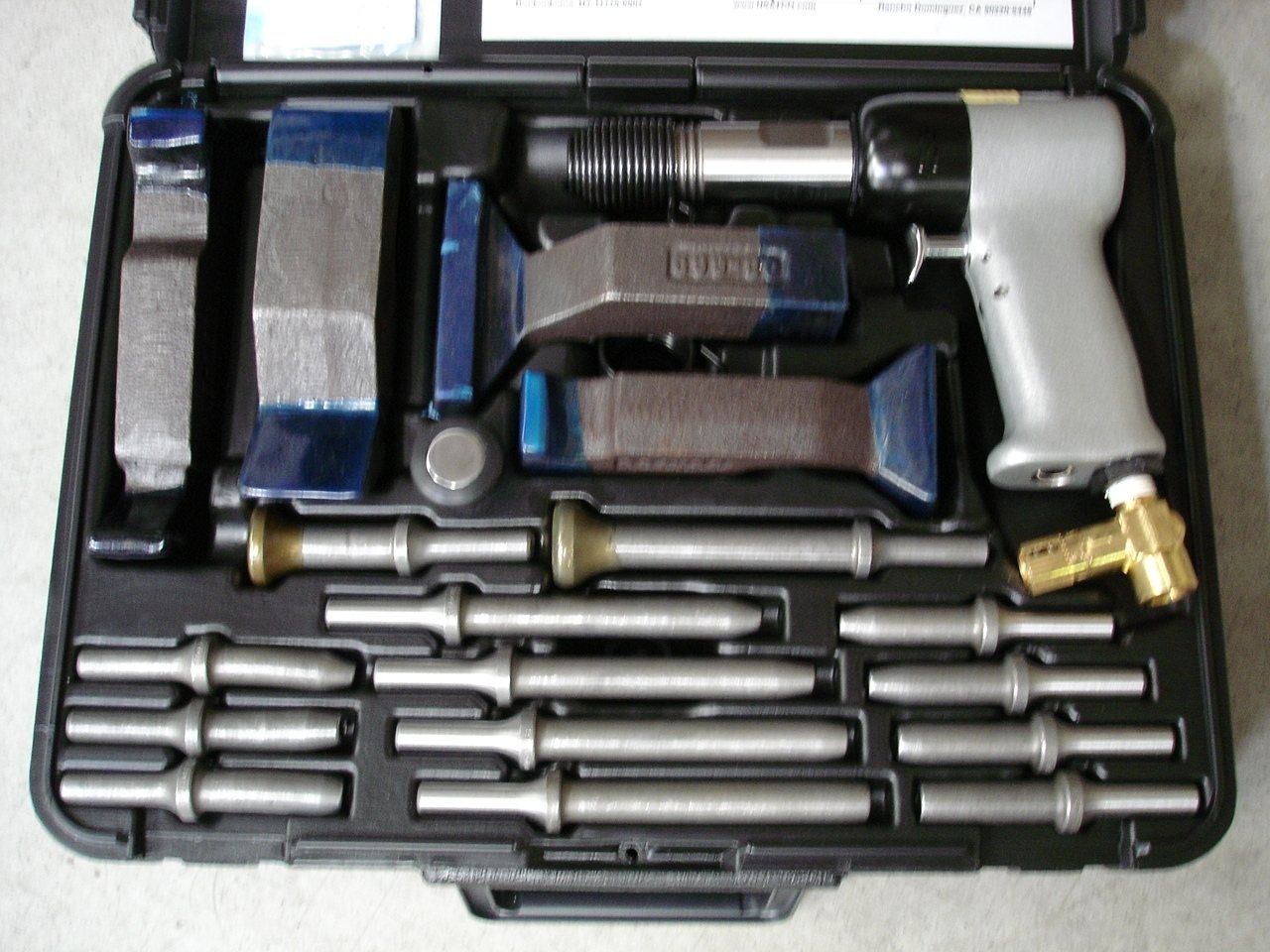 Pistolet à riveter à main jeu de marteaux pneumatiques LANTRO JS marteau pneumatique composite avec tige de rivet fréquence d'impact 3000 fois/min marteau pneumatique composite 